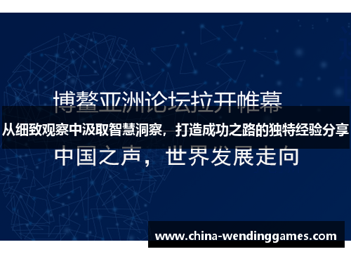 从细致观察中汲取智慧洞察，打造成功之路的独特经验分享