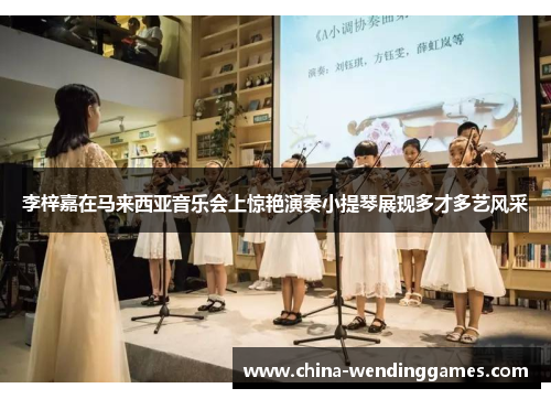 李梓嘉在马来西亚音乐会上惊艳演奏小提琴展现多才多艺风采