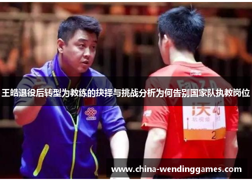 王皓退役后转型为教练的抉择与挑战分析为何告别国家队执教岗位